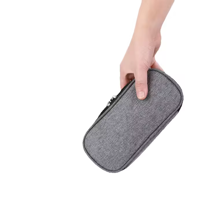 Refrigerador de insulina portátil, película de aluminio para insulina, temperatura constante, bolsa de aislamiento para exteriores, bolsa de hielo, bolsa de hielo - 1