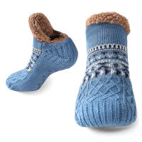 Calcetines Térmicos Para Hombre Y Mujer Invierno Calientes Cortos De Algodón Grueso Suaves Antideslizantes Para El Hogar Y Dormir Fuzzy Fluffy - details 9