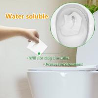 Cubiertas De Asiento Toilette Desechables 50/30/10PCS Viaje Camping Hotel Baño Degradable Impermeable Accesorios De Papel - details 1