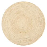 Alfombra Vintage Unicolor White - Alfombra Yute- Parentesi Quadra - details 0