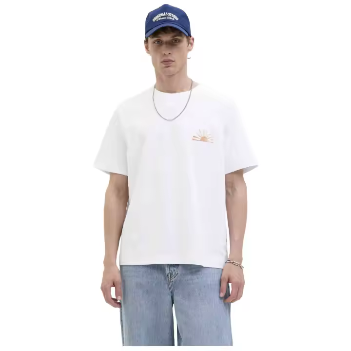 Camiseta Jack&Jones modelo Jorcanggu Summer Picture en color Blanco - 1