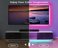 Luces LED RGB 5M 5050 Con Cable USB Para Decoración De Sala De Estar Fiestas Y Dormitorio Luz Para Computadora Y Habitaciones - details 7