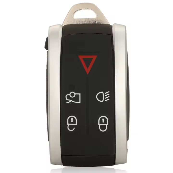 Carcasa De Llave Remota Jingyuqin Para Jaguar X XF JF XJ XE XJL F-PACE XK XKR 5 Botones Entrada Sin Llave De Acceso Inteligente Caso De Fob Inserto Hoja - 1