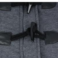 Abrigo De Trench Casual Para Mujer Cierre De Cremallera Con Capucha Botones De Cuerno Abrigo Largo De Mujer Top Feminino - details 8