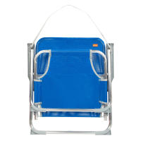 Aktive - Pack 2 sillas playa plegables, fabricadas de textileno y aluminio, con respaldo fijo, miden 44x40x72 cm, tienen asa de hombro y topes antivuelco, soportan 100 kg, ligeras y resistentes, de asiento bajo - details 2