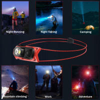 Linterna Frontal Recargable LED Portátil Para Correr Camping Ciclismo Luz De Trabajo Exterior Torcha Frontal Resistente Al Agua - details 17