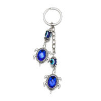 Llavero De Ojo De Suerte Con Mano De Fatima Y Mariposa Azul Para Coche Llavero Turco Con Ojo Maligno Para Hombres Y Mujeres Joyería EY138 - details 15