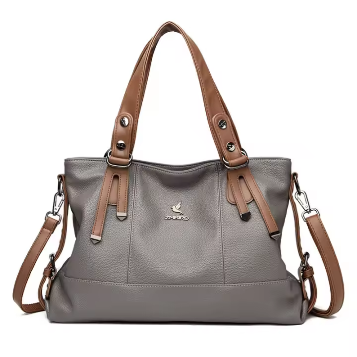 Bolso de mujer con estampado de cocodrilo, bolso de mujer, nuevo bolso de mujer de moda retro europeo y americano, bolso de hombro - 1