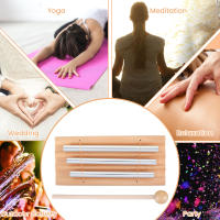 Campana De Mano Para Meditación Tres Tonos Trio Instrumento De Percusión Musical Oriental Para Yoga Y Oración - details 5