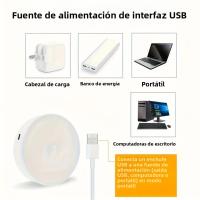 Lámpara De Noche Sensor De Movimiento LED Inalámbrica Para Dormitorio Escaleras Armario Y Decoración De Habitaciones Incluye Batería Recargable - details 7