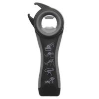 Abrigo De Botellas Y Latas Multifuncional Negro 5 En 1 Acero Inoxidable Y Plástico Herramientas De Cocina Gadgets Ecológicos - details 0
