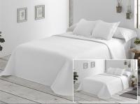 Colcha MULTI Lisa para Cama 90/105/135/150, 100% Microfibra Extra Suave, Biti Reversible, Cubrecama Fina, Primavera Verano Entretiempo, Incluye Funda de Cojín - details 2