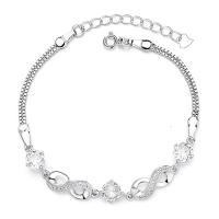 Pulsera Eternidad De Moissanita 1.5 Carrats En Plata De Ley 925 Para Mujer Elegante Y Noble Regalo Para Novia Madre - details 4