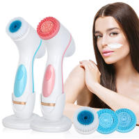 Limpieza facial Eléctrico a prueba de Agua, Limpieza de Poros facial multifuncional, limpiador facial de silicona para el hogar, Artegacto de Lavado facial, Dos engranajes, Cuatro Modos, Cuerpo suit, impermeable, cabeza de cabeza giratoria - details 1