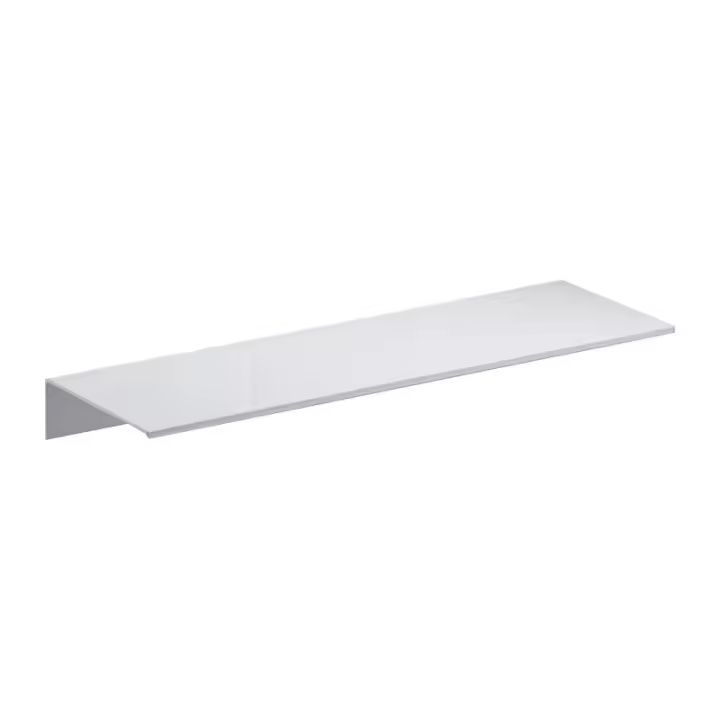 Estante De Ducha En Aluminio Blanco Organizador De Baño Y Cocina Soporte De Pared Espacioso Accesorios Para El Hogar - 1