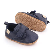 Zapatillas De Cuero Para Bebé Recién Nacido Niño Y Niña Antideslizantes Primera Caminata Infantil Moccasins Con Suela De Goma Clásica Para Andar - details 9