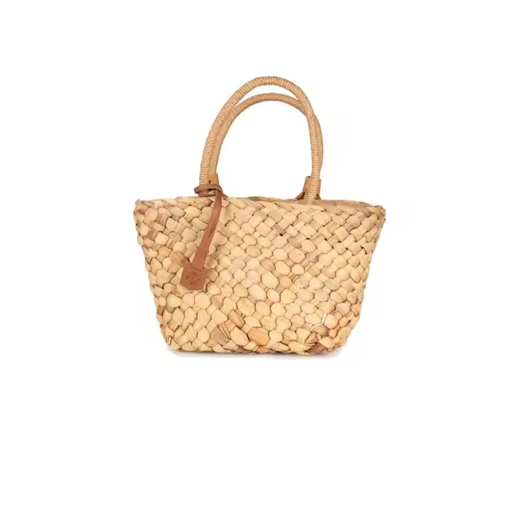 Bolso Popa Eveline Rafia Mujer Camel - 1