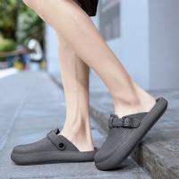 Zapatillas De Hombre EVA Ligera Y Transpirable Zapatillas De Playa Impermeables Y Antigolpes Para Exterior Clogs Pareja Sandalias Casuales Para Jardín - details 18