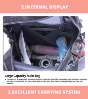 Mochila clásica de viaje para hombre, bolsa impermeable para ordenador portátil, senderismo, mochila escolar deportiva, nailon, para exteriores - details 5