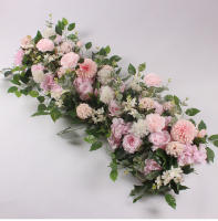 Decoración De Muralla De Flores Para Boda DIY 50/100cm Silkworm Peonías Y Rosas Artificiales Suministros Para Arreglo Floral Decoración De Arco De Boda Y Fondo - details 7