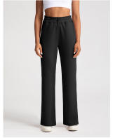 High Waist Leggings Para Mujer Pantalones De Yoga De Modal Lavados Con Arena Pantalones Deportivos De Correr Sueltos Y Rectos Cómodos Y Transpirables - details 12