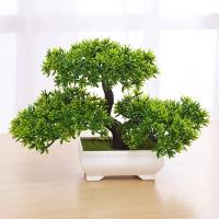 Plantas Artificiales Bonsái Árbol Simulado Flores Falsas Ornamentos De Mesa Para Decoración Del Hogar Material Plástico - details 5