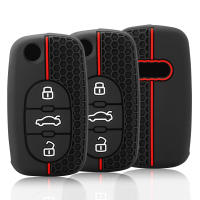 Funda De Llave De Silicona Para Audi A1 A2 A3 A4 A8 B6 A6 C5 TT 8N 3 Botones Cubierta De Protección Para Llave De Coche - details 0