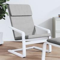 vidaXL Sillón de relax de tela gris claro - details 0