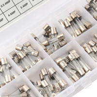 Juego De 100 Piezas De Fusibles De Vidrio Para Coche 5x20mm Fusible Rápido En Tubo De Vidrio 0.2A-20A Kit De Repuesto Para Automóvil - details 4