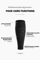 Pantorrillas De Fútbol Protección De Tela De Encaje De Algodón Shockproof Malla De Abeja Soporte Medio Tamaño Largo Para Deportes Y Equipación De Fútbol - details 2