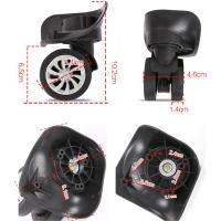 4Pcs Ruedas De 360 Grados Para Maleta Herramientas De Trenzado Universal De Luggage Accesorios De Banda Material De Goma - details 10