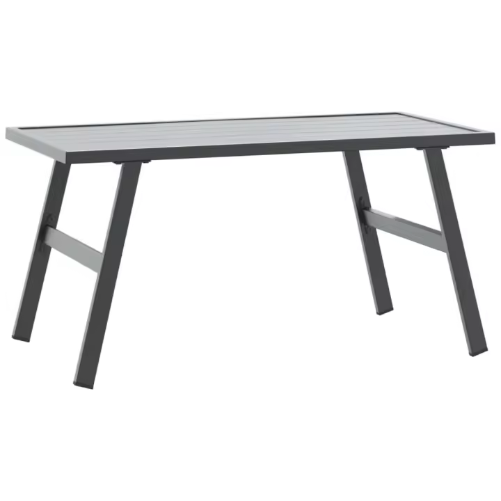 Mesa de Jardín Maple tratamiento en Polvo Negro 90x45x35cm - 1