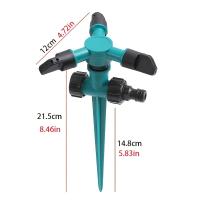 Riega Automático Giratorio De 360 Grados Con Boquilla Ajustable Para Jardines Y Prados Inserción En Suelo Tipo Dial - details 2