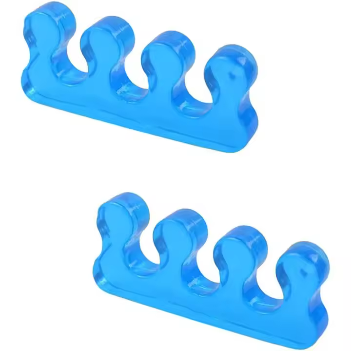 Toe Separators, 1 Pairs Toe Stretchers Separators, Silicone Toe Separator for Feet, Toe Finger Separator, for Men and Women - 1