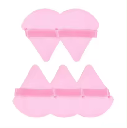 Lotes de 10/12 Puffs Triangulares Uso Seco y Húmedo para Poo y Cosméticos Líquidos Base de Maquillaje Suave Felpa. - 1