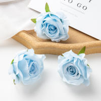 5/10Pcs Rosas De Seda Artificiales Para Boda Decoración De Navidad En Caja De Caramelos Arreglo Floral Para Fiesta Y Jardín - details 29