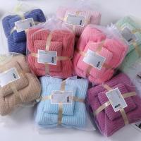 Juego De Toallas De Baño Y Toalla De Cepillo Coral Velvet Absorbe Agua Poliéster/Celulosa Originales De Guangdong China - details 6