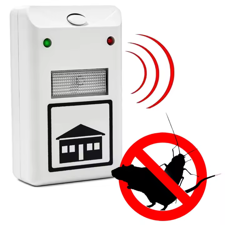 Repelente para cucarachas, arañas y otros insectos y roedores enchufe de pared con frecuencias electromagnéticas para hogar, inocuo para personas y mascotas - 1