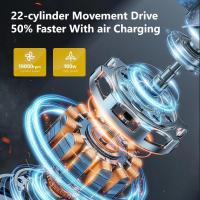 Bomba de aire portátil con cable para automóvil, inflador de neumáticos eléctrico mejorado de 12 V y 150 PSI, para motocicleta, bicicleta, bola, luz LED, compresor de aire para automóvil - details 2