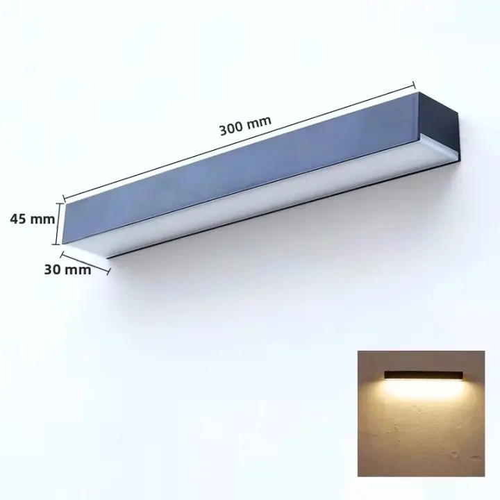 Lámpara Solar LED Exterior Impermeable Para Jardín Decoración Luz De Puerta De Villa Iluminación Brillante Para Balcón Luz De Pared Con Luz Del Sol - 1