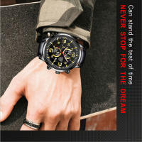 Reloj De Hombre De Acero Inoxidable Con Correa De Cuero Cuarzo Reloj De Pulsera Con Calendario Y Manos Luminosas Reloj Casual Para Hombre - details 11