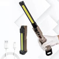 Lámpara De Trabajo LED De Emergencia Con Dobladillo Y Imán Fuerte Luz Fuerte Flashlight Tipo C Para Servicio De Coche - details 14