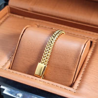 Pulsera De Cadena Dorada Para Hombres Y Mujeres Enlace Cubano De Acero Inoxidable Joyería De Muñeca Tendencia Hip Hop Regalo Nuevo 2023 - details 8