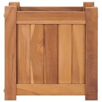 vidaXL Arriate de madera maciza de teca Dimensiones 30 x 30 x 30 cm,  40 x 40 x 40 cm,  50 x 50 x 50 cm y mas - details 7