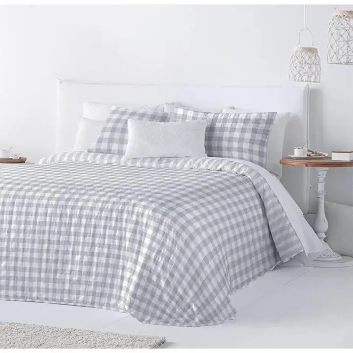 FUNDECO Edredón Colcha Bouti REVERSIBLE SLOAN para cama de 90 cm - 1