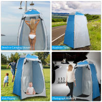 Carpa Portátil De Playa Con Ducha Y Baño Privacidad Para Camping Al Aire Libre Refugio Contra El Sol Y La Lluvia Con Ventana Canvas Four-season - details 11