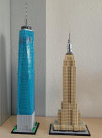 Modelo De Edificio Del World Trade Center 1:800 Vista De Calle De La Ciudad Bloques De Construcción MÓC-159549 Regalo Para Adultos Y Niños - details 3