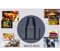 Nueva bolsa aislante plegable de gran capacidad, bolsa de hielo para exteriores, portátil, de aluminio, para mantener la frescura en el picnic. - details 11