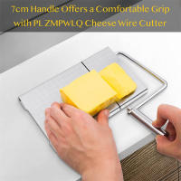 LMETJMA Cortador De Queso Ajustable Con Cinta Y 5 Repuestos Ecológico De Acero Inoxidable Para Bloque De Queso Con Escala Precisa JT53 - details 4