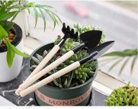 Juego De 3 Herramientas Para Jardín De Plantas En Maceta Incluye Tijeras Y Pinzas Para Semillas Y Enraizamiento Floricultura Y Jardinaje - details 5